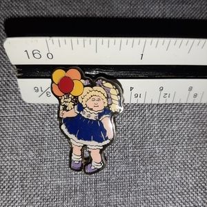 Vintage 1983 Cabbage Patch Kids Girl Pin Brooch